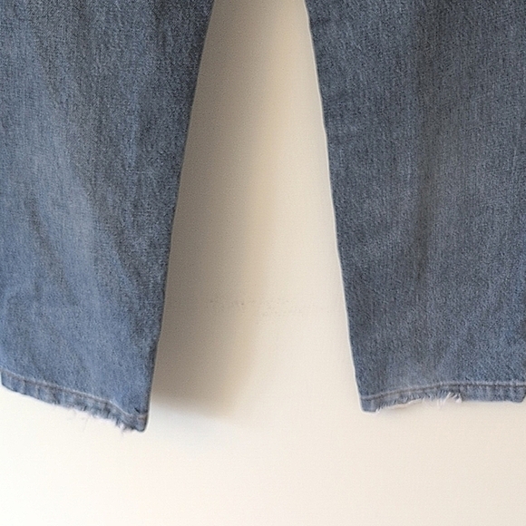Vintage 90s Womens 30x30 Calvin Klein Jeans Dark Stone Wash Distressed Casual - Picture 6 of 9